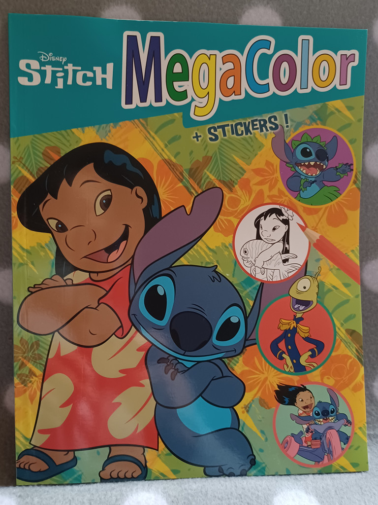 Disney Malbuch Malheft Megacolor plus Stickerbogen Stitch Disney Malbuch Malheft Megacolor plus Stickerbogen Stitch