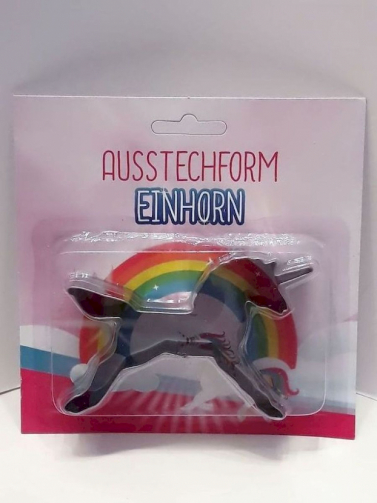 Plätzchenform Ausstechform 7x10 5cm Einhorn Edelstahl Plätzchenform Ausstechform 7x10 5cm Einhorn Edelstahl