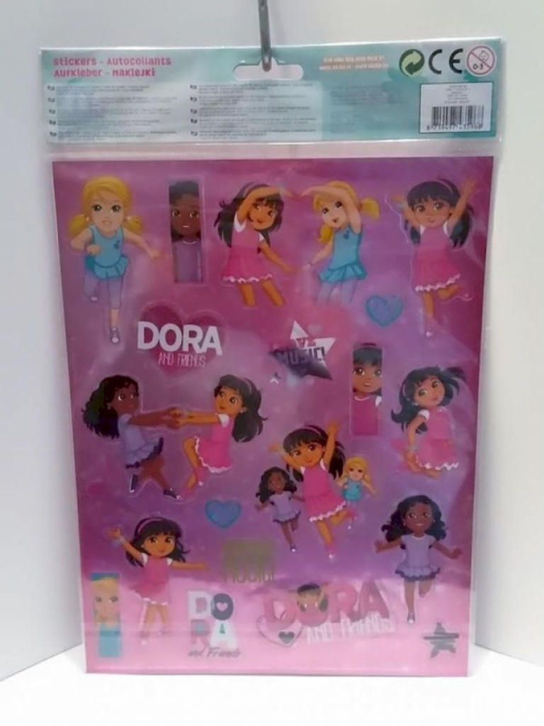 Nickelodeon Dora 2x Sticker Bögen Aufkleber #13679