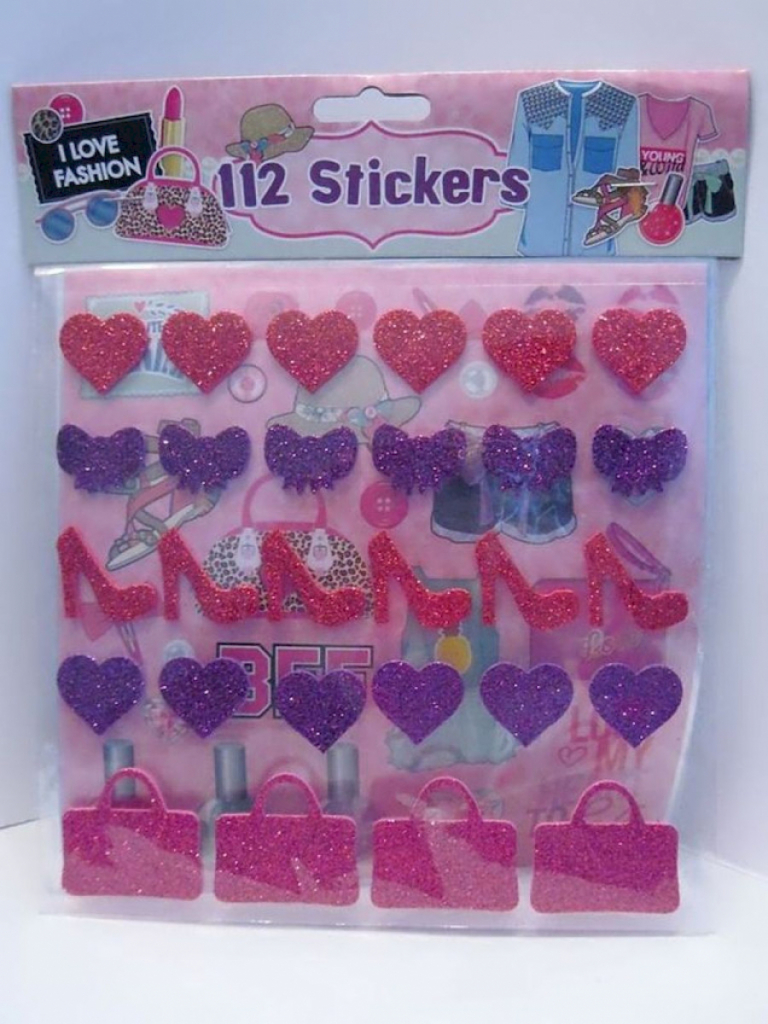4x Sticker Bögen 112 Aufkleber Fashion 4x Sticker Bögen 112 Aufkleber Fashion