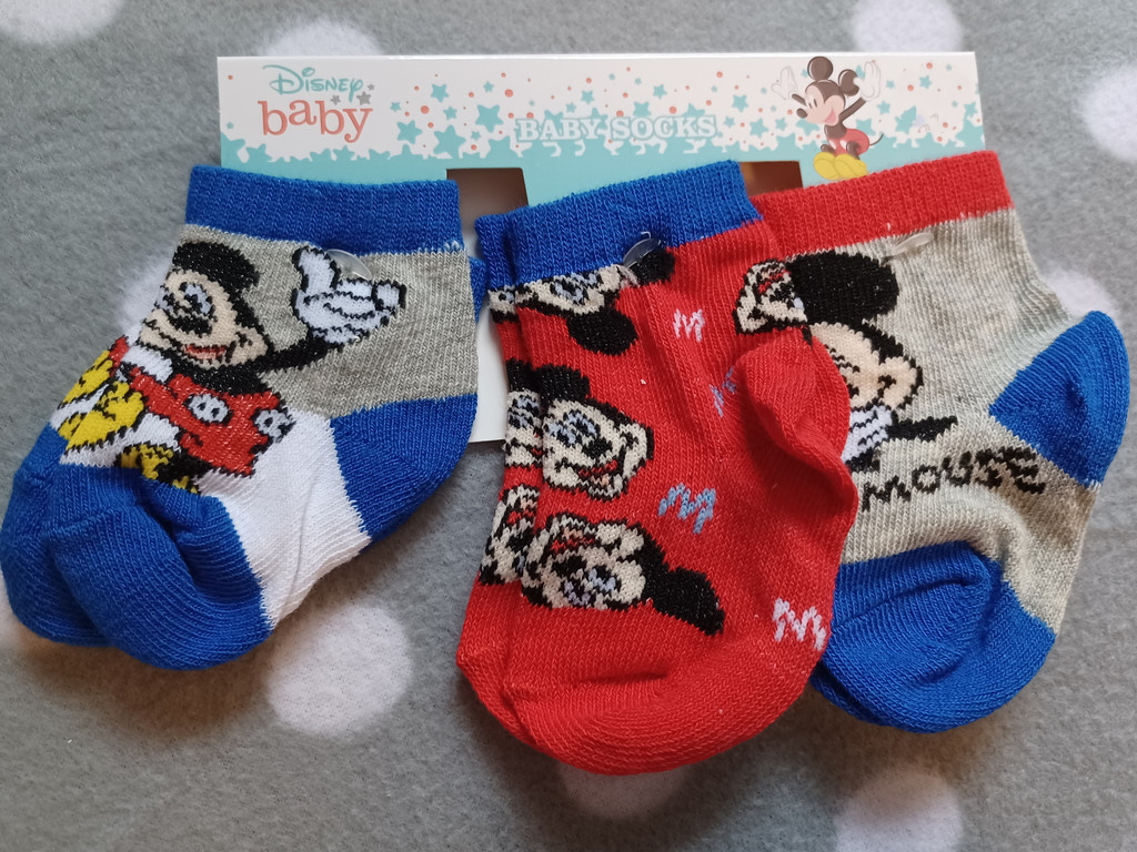 Socken Disney Baby 3er Pack Micky Maus Gr.68/74 #17393