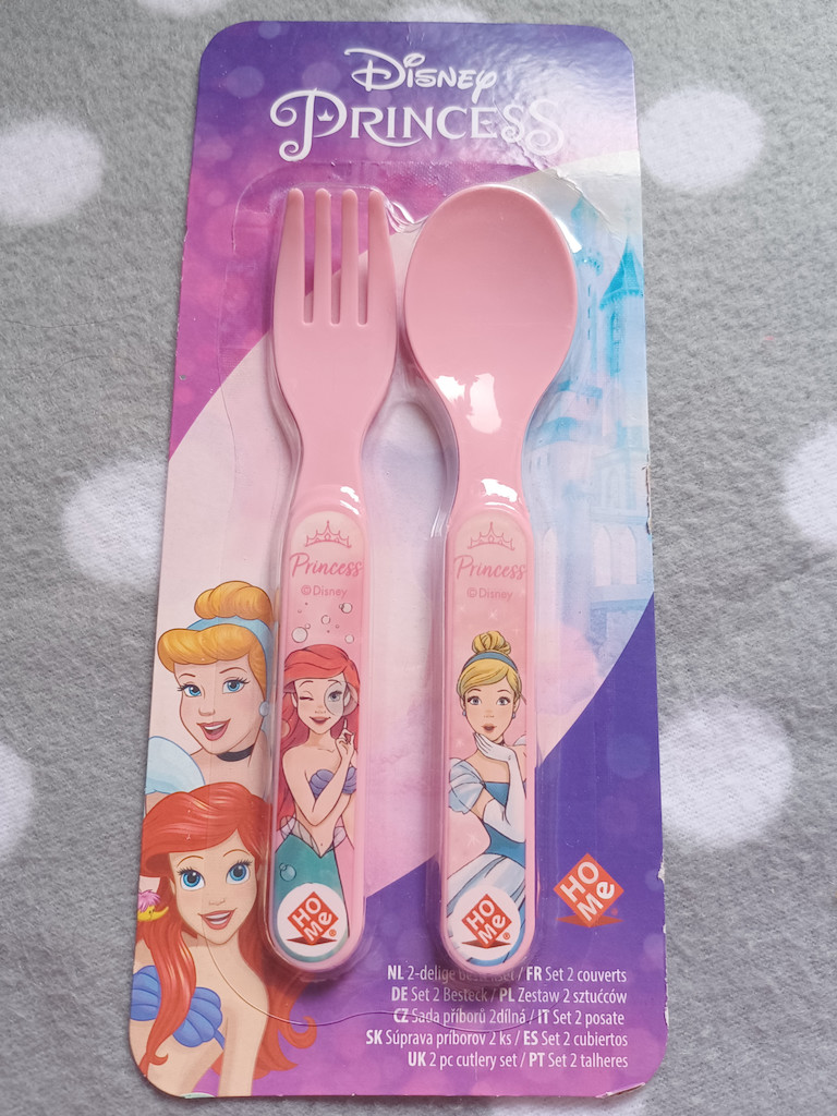 Kinder Besteck Set 2tlg. Gabel & Löffel Disney Princess BPA frei Kinder Besteck Set 2tlg. Gabel & Löffel Disney Princess BPA frei