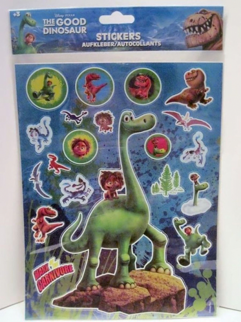Disney 2x Sticker Bögen Aufkleber The Good Dinosaur #12188