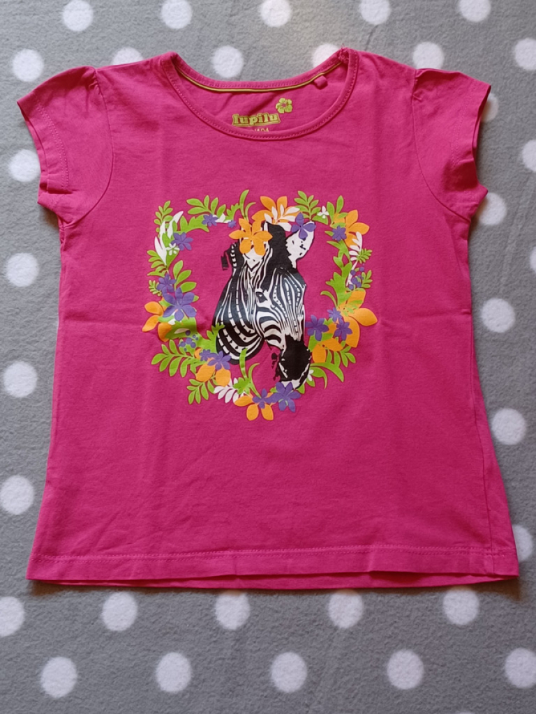 Lupilu T-Shirt Rosa Zebra Größe 98/104 Lupilu T-Shirt Rosa Zebra Größe 98/104
