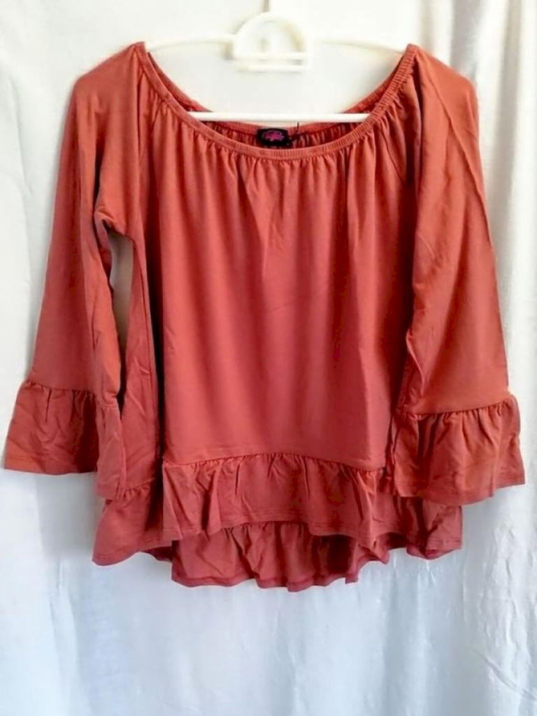 LA-Shirt Langarm Mädchen Buffalo Größe 152/158 Terrakotta LA-Shirt Langarm Mädchen Buffalo Größe 152/158 Terrakotta