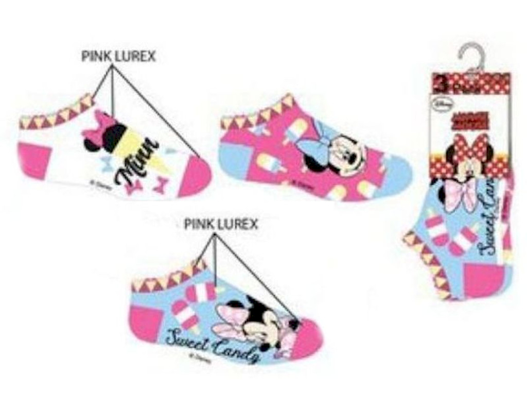 Socken Mädchen 3er Pack Disney Minnie Maus verschiedenen Größen Socken Mädchen 3er Pack Disney Minnie Maus verschiedenen Größen