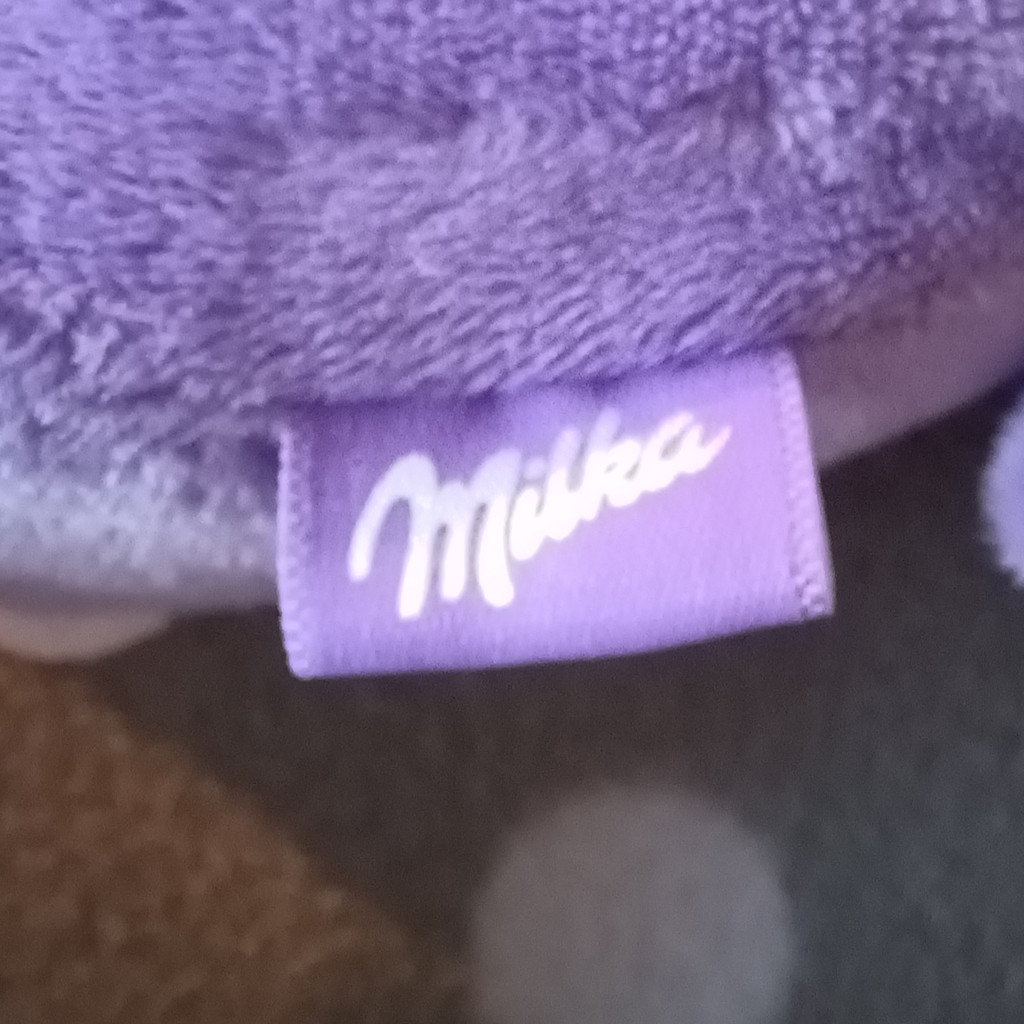 Milka Plüschhase lila Stofftier 29cm