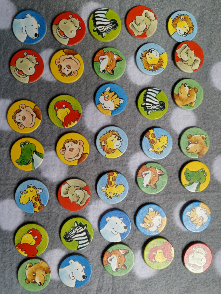 Ersatzteile für Spiel - HABA Rein damit 35 Tierkärtchen Ersatzteile für Spiel - HABA Rein damit 35 Tierkärtchen
