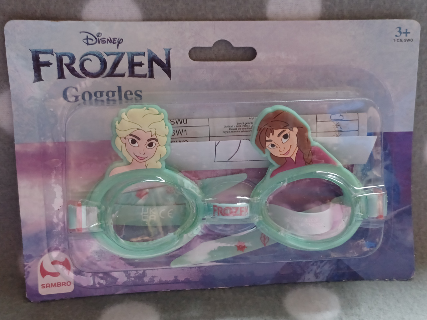 Sambro Schwimmbrille Tauchbrille Frozen II Türkis ab 3 Jahre Sambro Schwimmbrille Tauchbrille Frozen II Türkis ab 3 Jahre