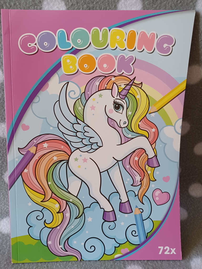 Malbuch Malheft Ausmalbuch Einhörner 72 Seiten