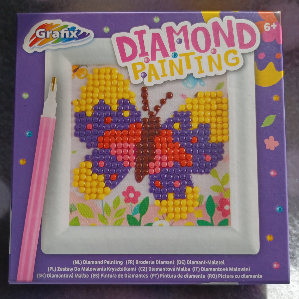DIY Diamant-Bild Diamond painting - Schmetterling von Grafix DIY Diamant-Bild Diamond painting - Schmetterling von Grafix