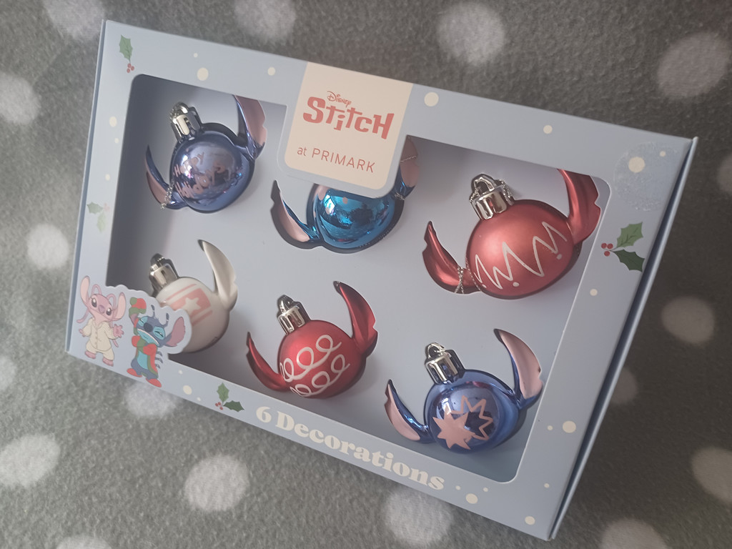 Disney Stitch Baumkugeln – 6er-Pack