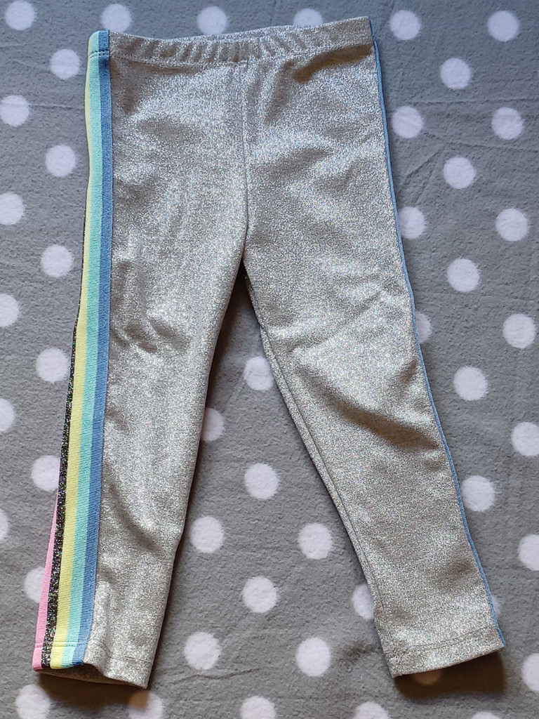 Primark Leggings Mädchen Grau mit Gummibund Größe 98 Primark Leggings Mädchen Grau mit Gummibund Größe 98