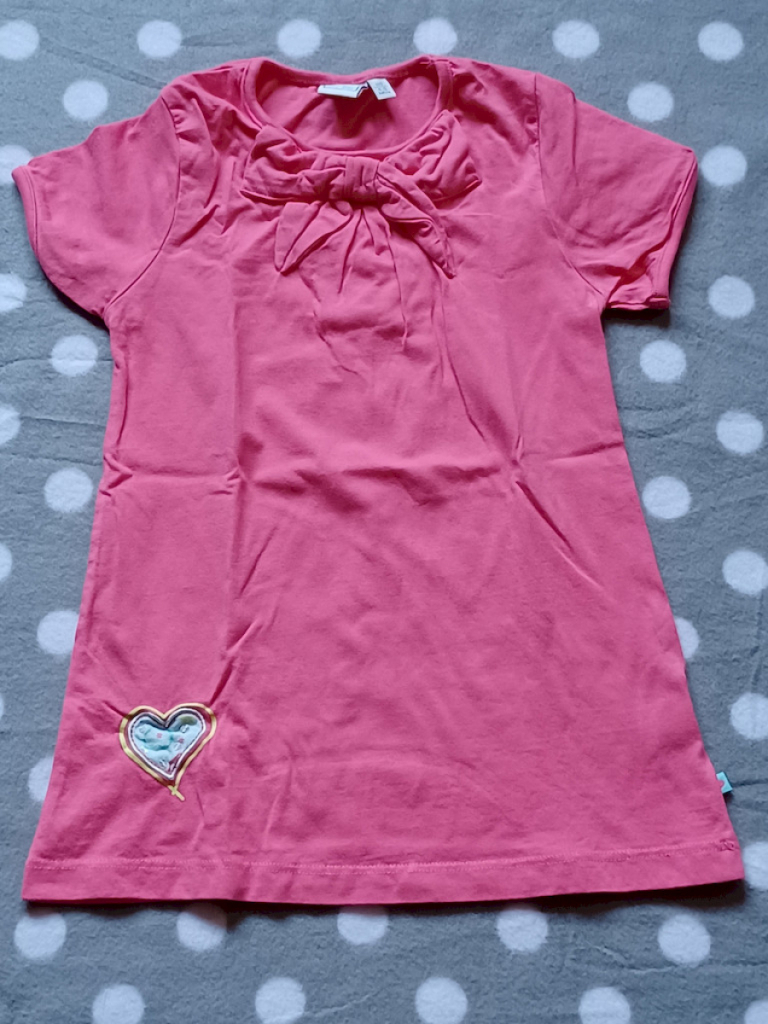 Bob der Bär Long-Shirt Mädchen mit Herz Rosa Größe 110 Bob der Bär Long-Shirt Mädchen mit Herz Rosa Größe 110