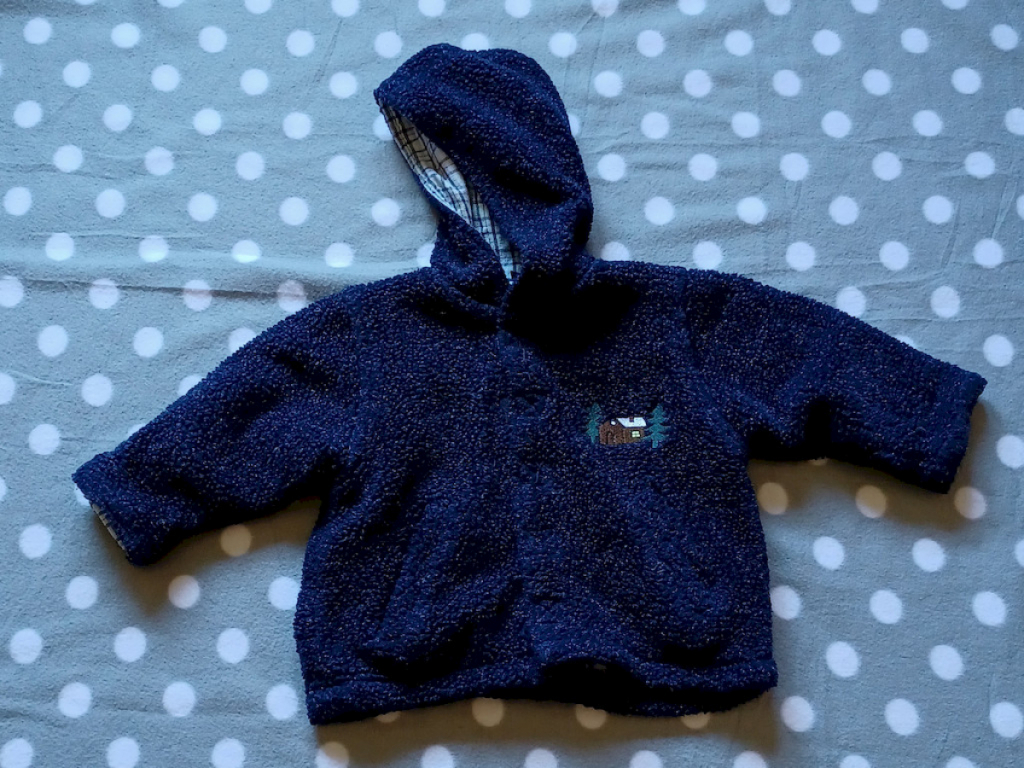 LaLeLu Jacke Teddyjacke Junge Kapuze Blau Klettverschluss Größe 80 LaLeLu Jacke Teddyjacke Junge Kapuze Blau Klettverschluss Größe 80