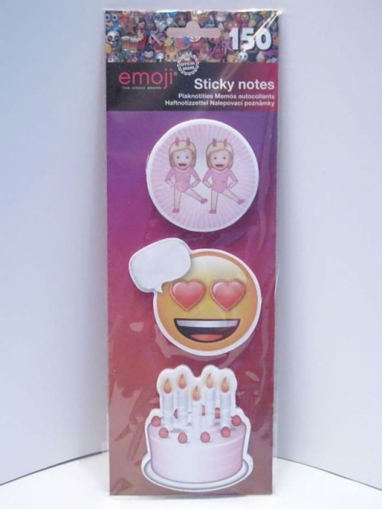 Emoji Haftnotizzettel Notizblock 3 Stück #12690