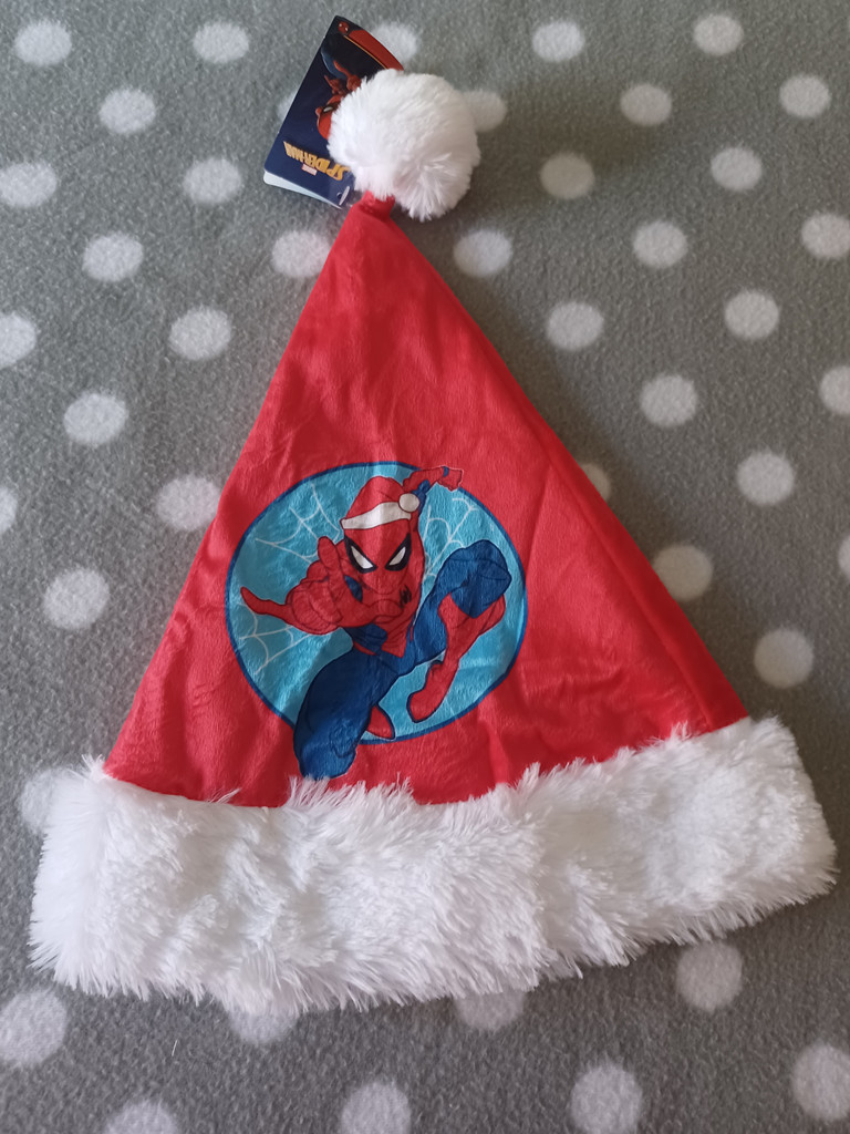 Weihnachtsmütze in Rot - 34 cm x 54 cm - Disney Spider Man
