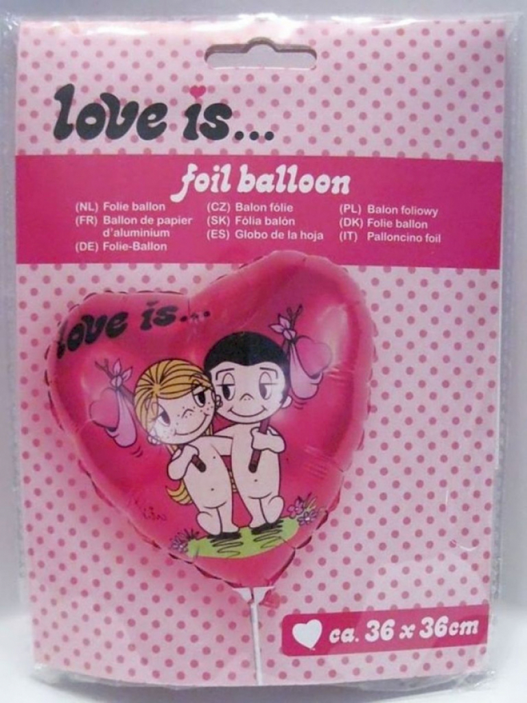 Luftballon Folienballon Liebe ist Valentinstag Verlobung #12317