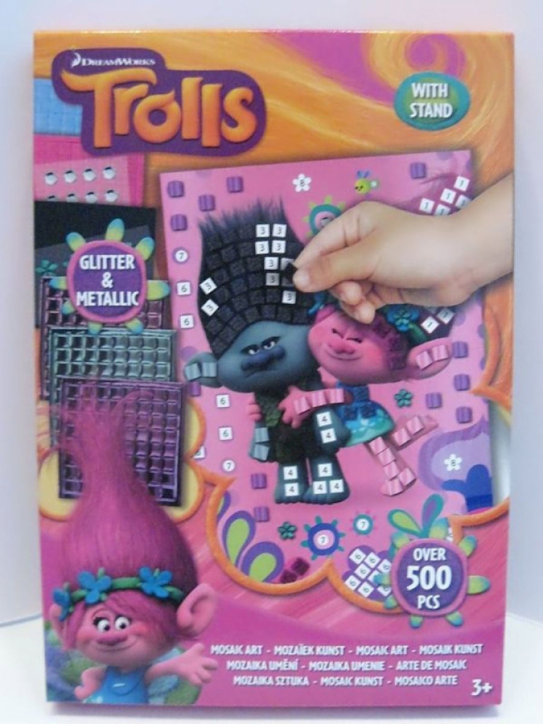 DreamWorks DIY Mosaik Kunst Machen Sie Ihr eigenes MosaikBild Trolls #16095