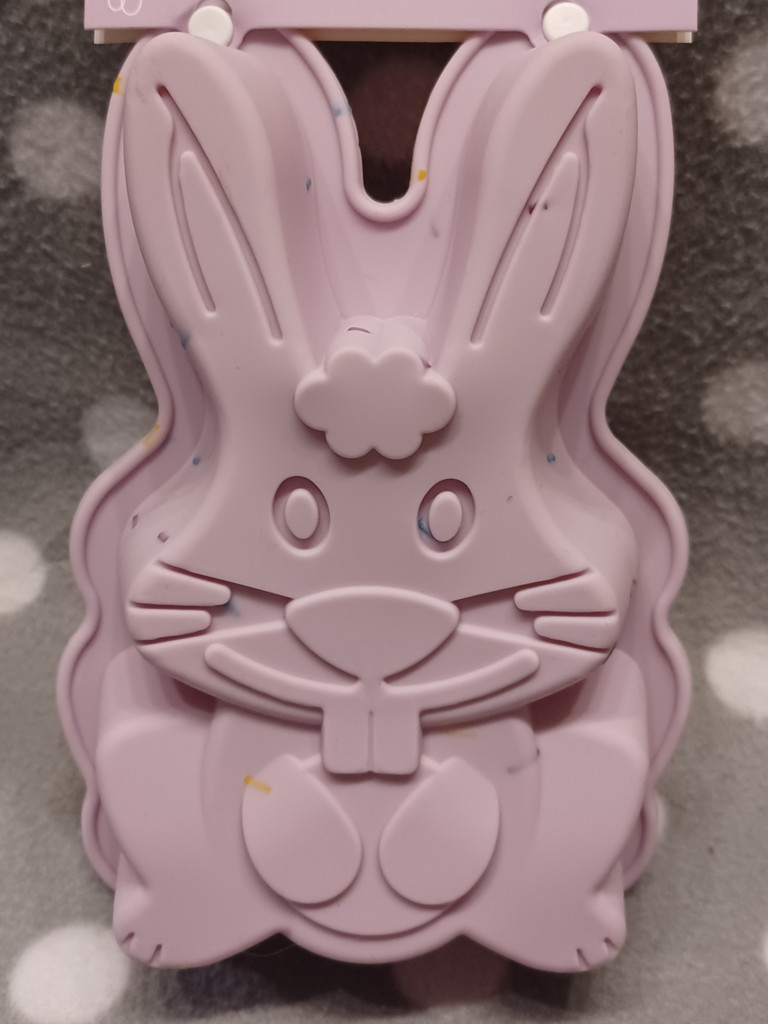 Silikon Backform Osterhase - Hitzebeständig & Spülmaschinenfest - Rosa