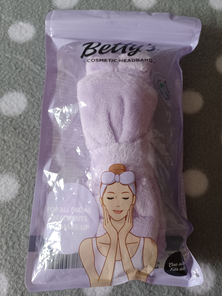 Betty’s Cosmetic Headband – Weiches Kosmetik-Stirnband in Flieder (One Size)