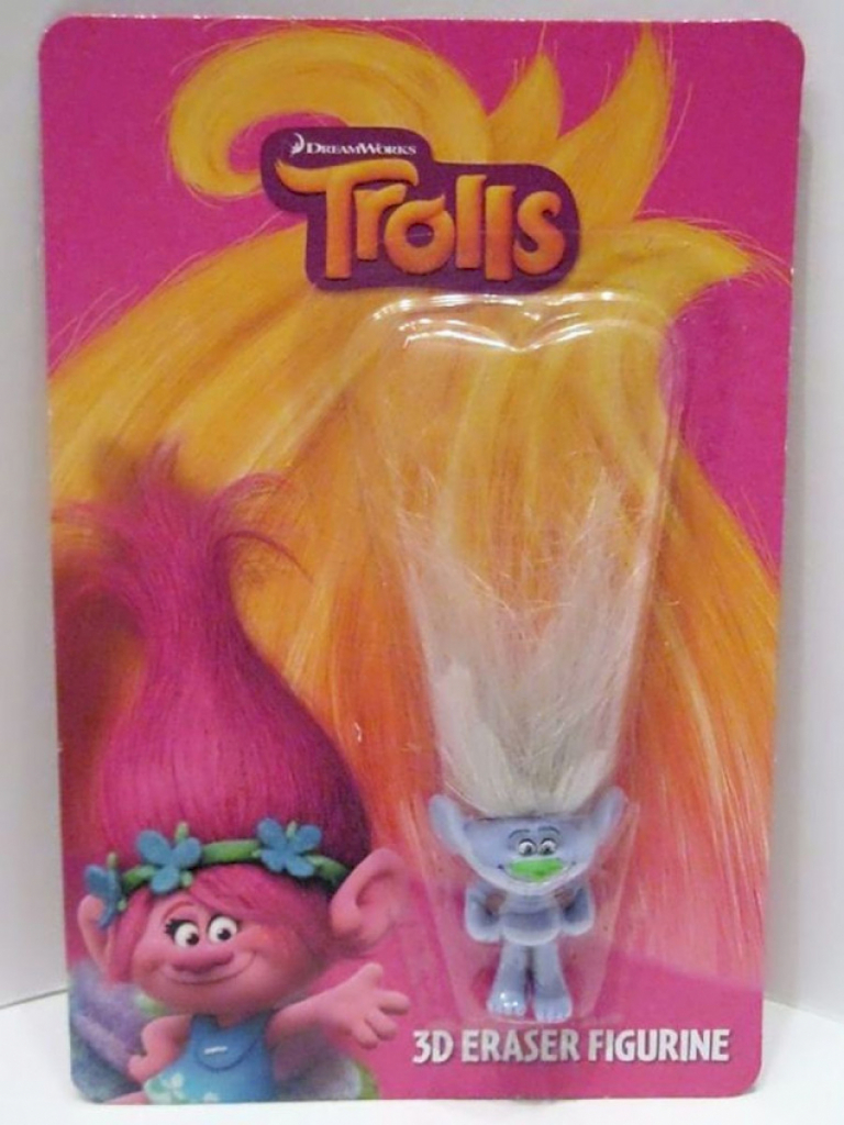 DreamWorks 3D Radiergummi Trolls Figure DreamWorks 3D Radiergummi Trolls Figure