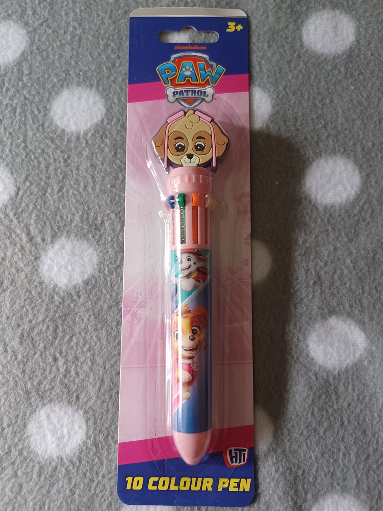 Kinderkugelschreiber mit 10 Farbminen PAW Patrol Sky Kinderkugelschreiber mit 10 Farbminen PAW Patrol Sky