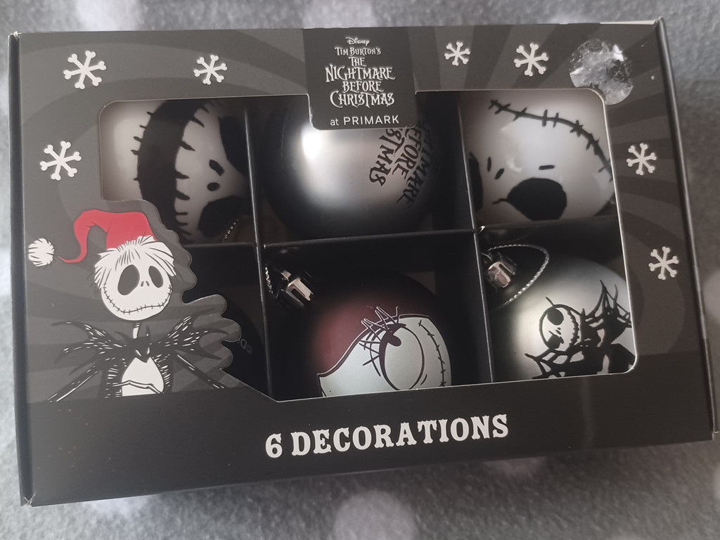 The Nightmare Before Christmas Weihnachtsbaumkugeln – 6er-Pack The Nightmare Before Christmas Weihnachtsbaumkugeln – 6er-Pack