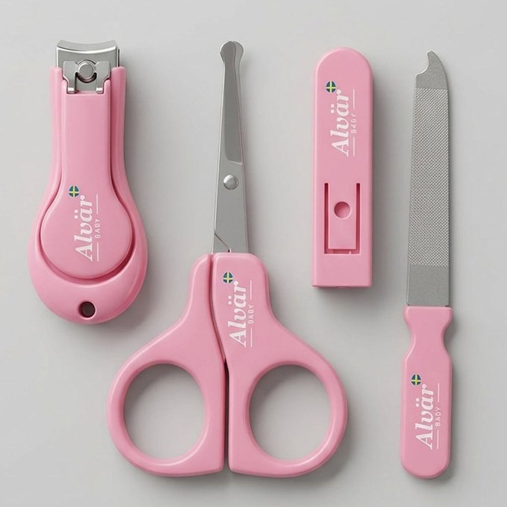 Alvär Baby Maniküre Set 3tlg. 1m+ Rosa