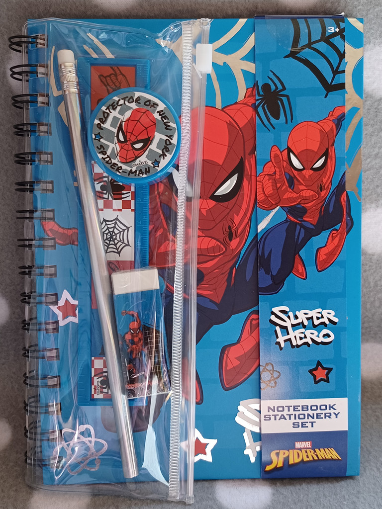 Schreibset und Schulset mit Spider Man Motiv Schreibset und Schulset mit Spider Man Motiv