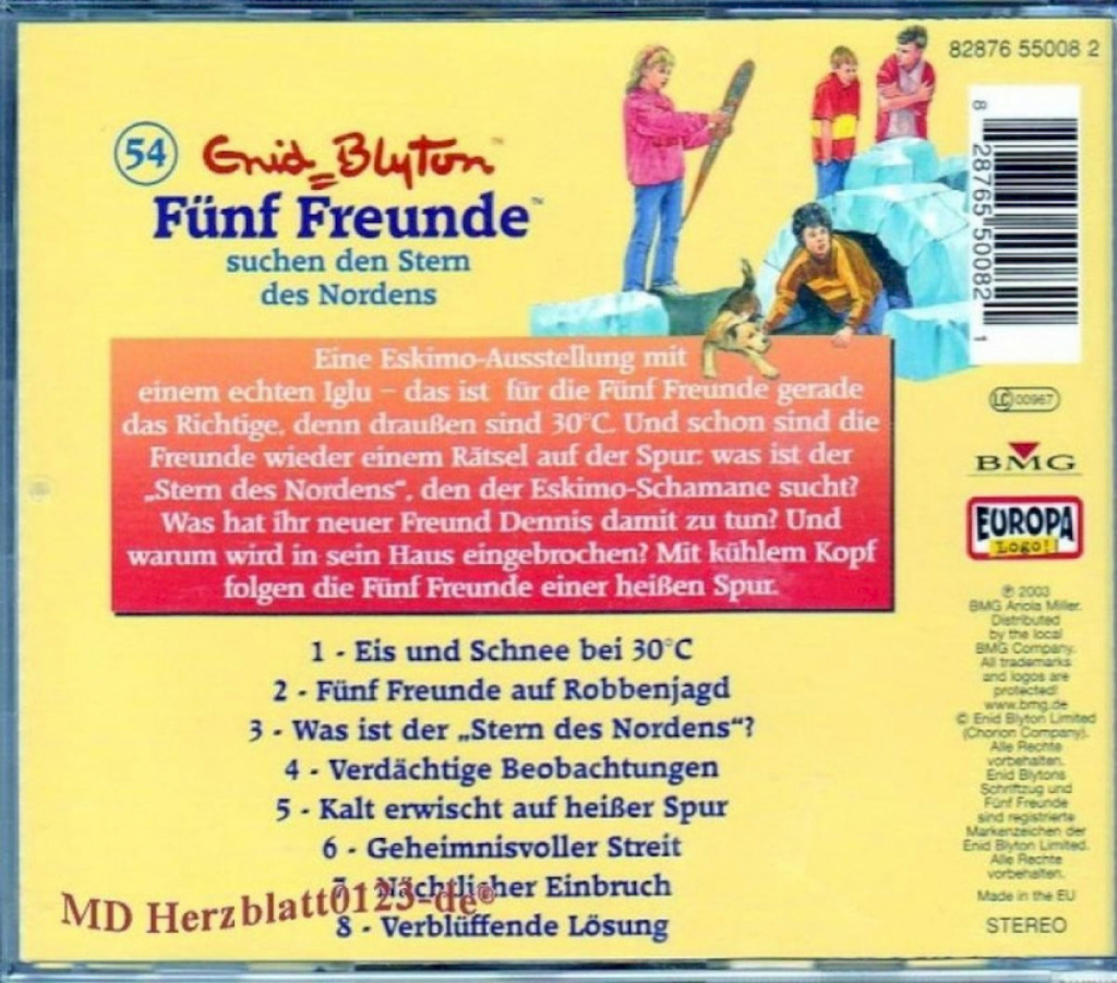 Hörspiel-CD: Fünf Freunde 54 suchen den Stern des Nordens Hörspiel-CD: Fünf Freunde 54 suchen den Stern des Nordens