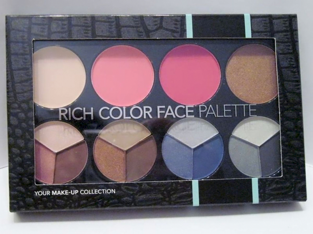 Kosmetik Schmink Palette 28g mit 16 Farben/Farbnuancen Kosmetik Schmink Palette 28g mit 16 Farben/Farbnuancen