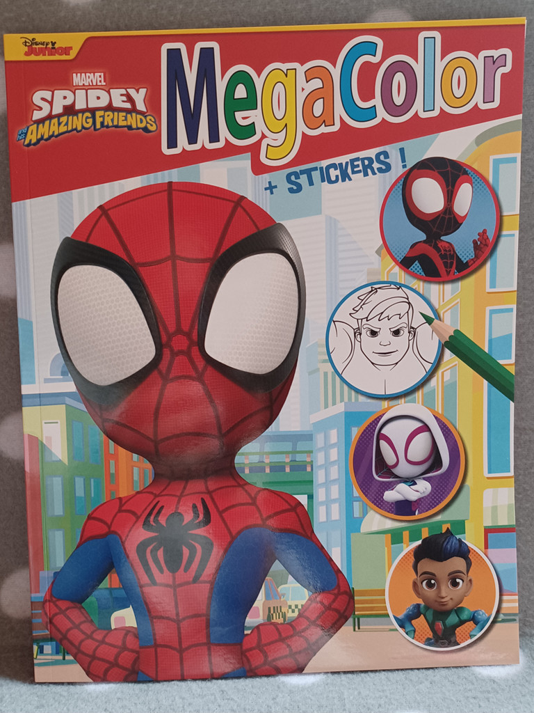 Disney Malbuch Malheft Megacolor plus Stickerbogen Spidey Disney Malbuch Malheft Megacolor plus Stickerbogen Spidey