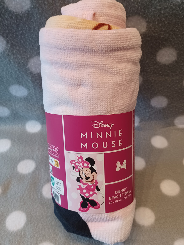 Disney Strandtuch Minnie Mouse Kinder Handtuch Baumwolle Badetuch 60x120 cm