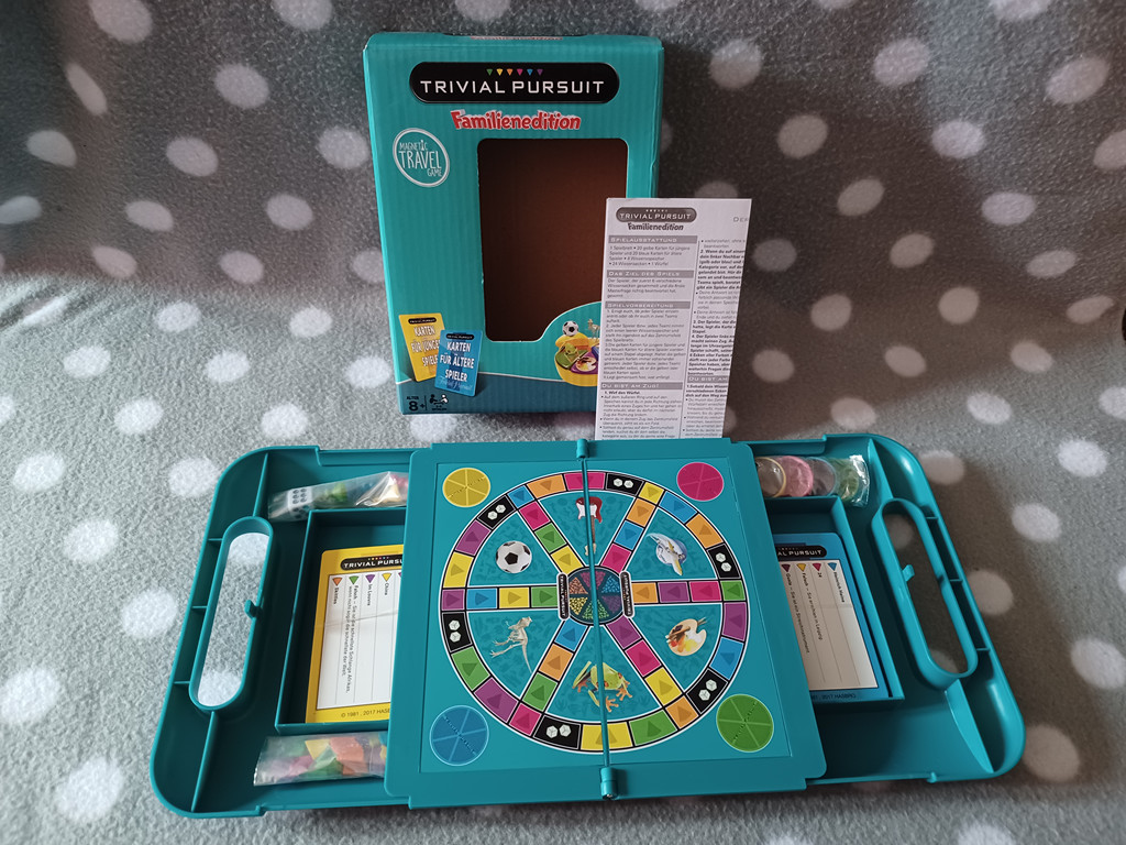 Trivial Pursuit Familienedition Magnetic Travel Game Hasbro Reisespiel