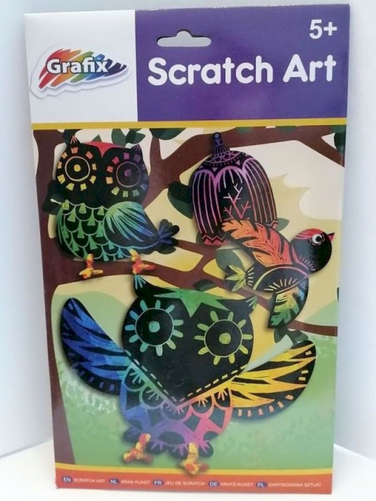 Scratch Art Kratz-Kunst Kratzbilder 4 Stück Grafix Scratch Art Kratz-Kunst Kratzbilder 4 Stück Grafix
