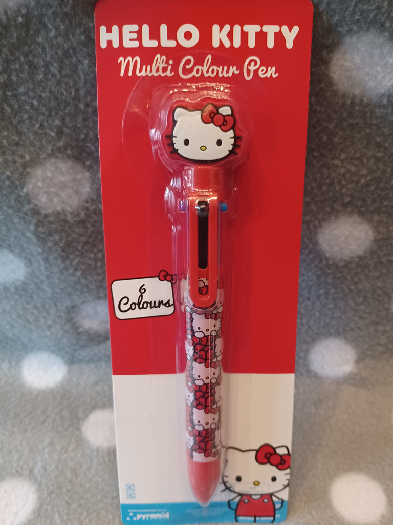 Hello Kitty Mehrfarben-Kugelschreiber 6 Farben Sanrio Schreibwaren