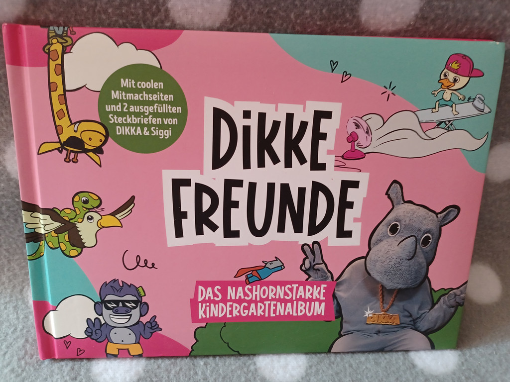 Dikka Freunde Das nashornstarke Kindergartenalbum Freundebuch für Kinder