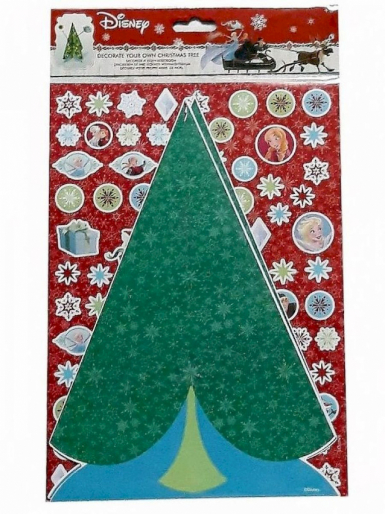 Disney Sticker Bogen Frozen Dekoriere einen Weihnachtsbaum Disney Sticker Bogen Frozen Dekoriere einen Weihnachtsbaum