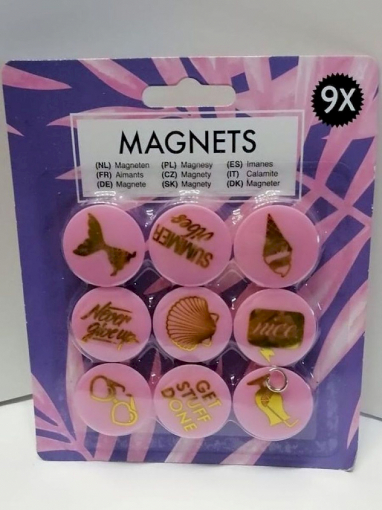 9x Magnete für Pinnwand bzw. Taktiktafel 3cm Pink 9x Magnete für Pinnwand bzw. Taktiktafel 3cm Pink