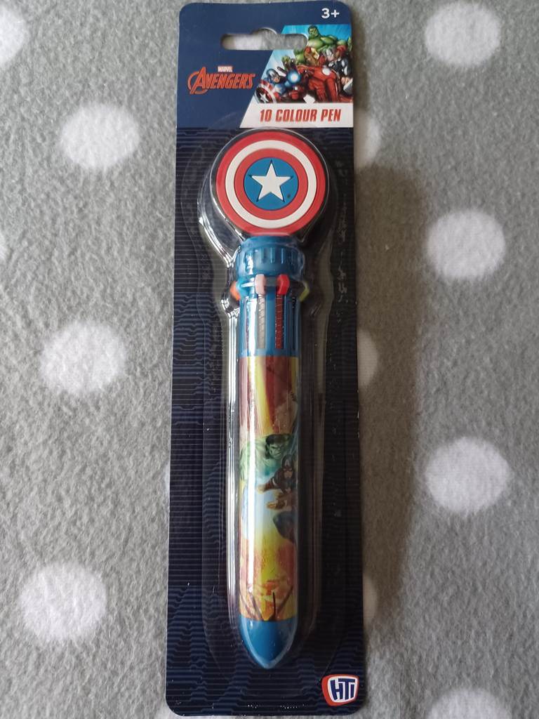 Kinderkugelschreiber mit 10 Farbminen Avengers Kinderkugelschreiber mit 10 Farbminen Avengers