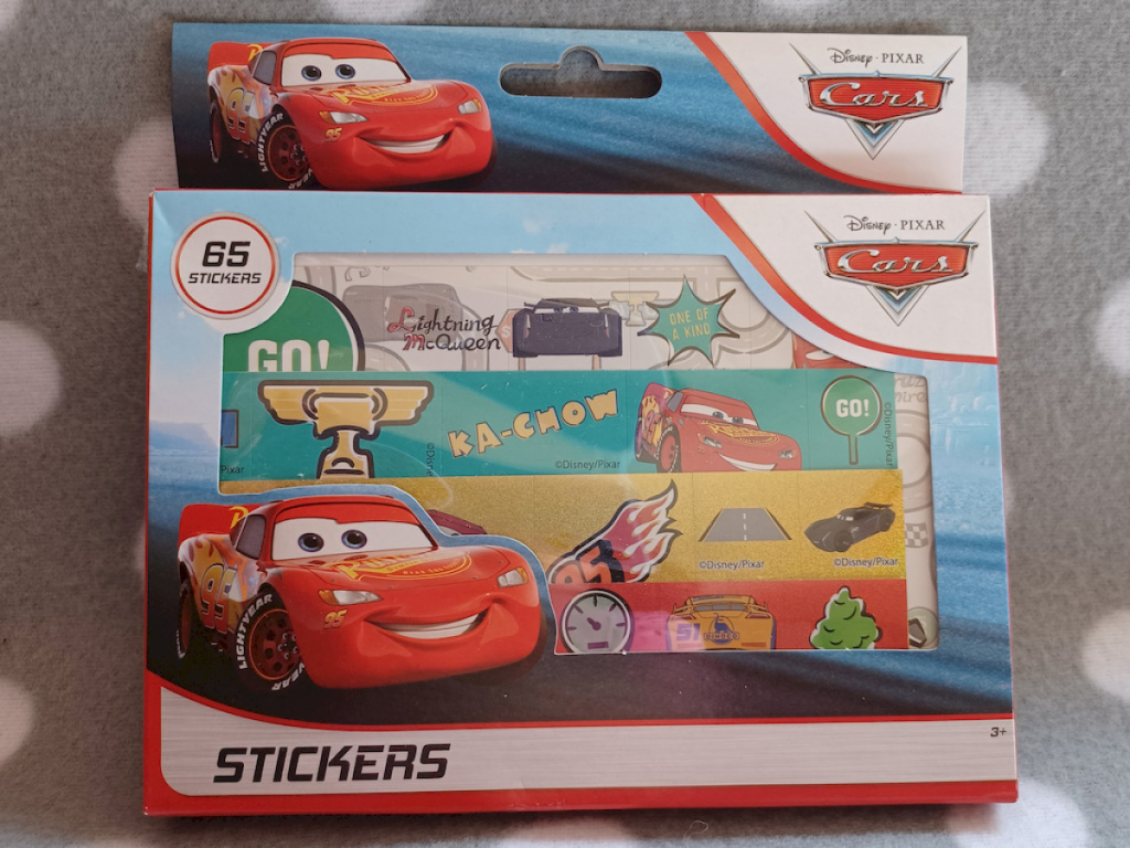 Disney Aufkleber Sticker Set Stickerbox 65 Sticker Cars #16739