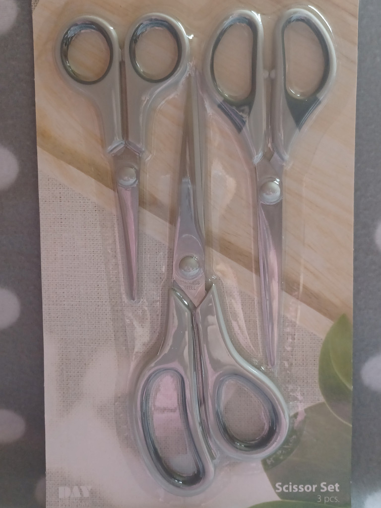 Schere Scheren-Set Haushaltsscheren 3er Set Grau #16738