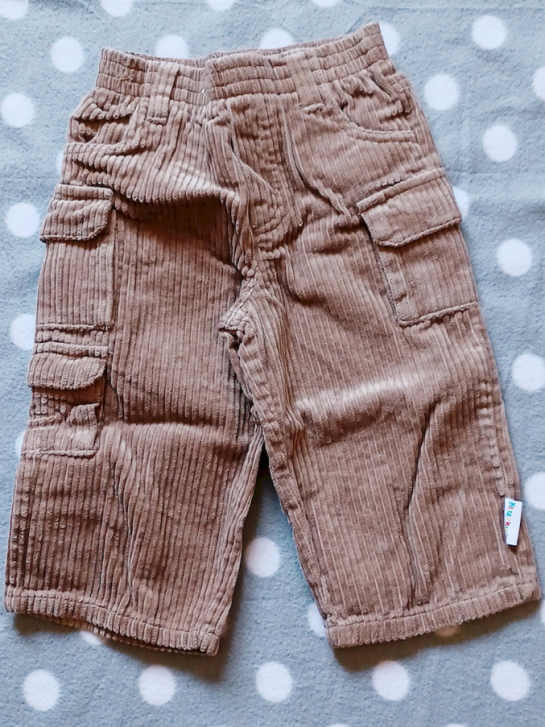 KLITZEKLEIN Hose Cordhose Cargohose Jungen Braun Größe 74 KLITZEKLEIN Hose Cordhose Cargohose Jungen Braun Größe 74