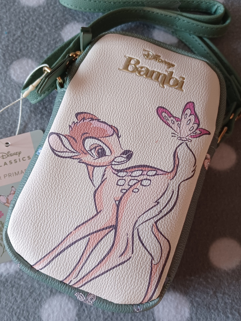 Disney Bambi Umhängetasche Handytasche Grün Beige Classics Crossbody Tasche