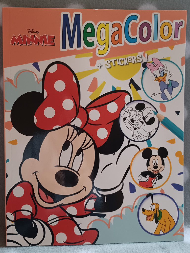 Disney Malbuch Malheft Megacolor plus Stickerbogen Minnie & Freunde Disney Malbuch Malheft Megacolor plus Stickerbogen Minnie & Freunde