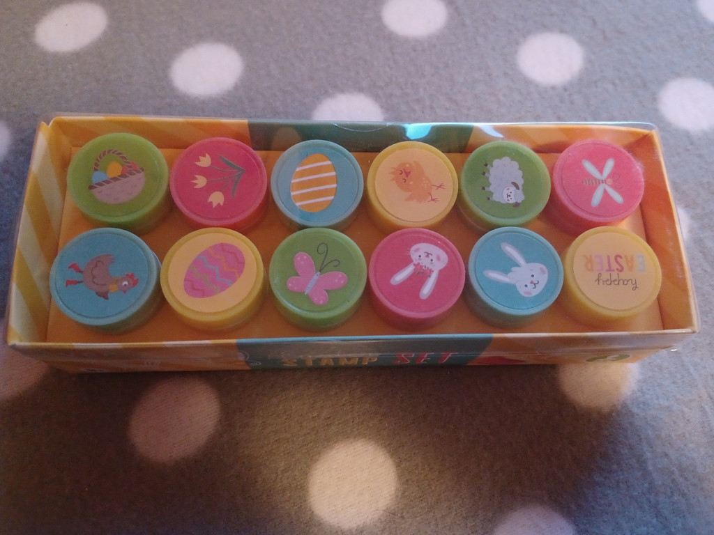 Stempel Set Ostern 12tlg. Stempel inkl. Stempelkissen Stempel Set Ostern 12tlg. Stempel inkl. Stempelkissen