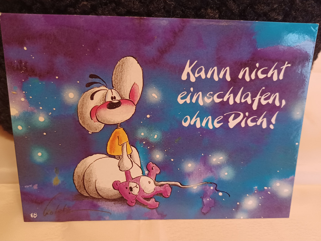 Diddl die Springmaus - Postkarte 18d Diddl die Springmaus - Postkarte 18d