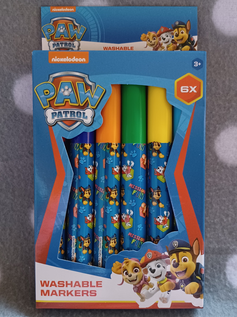Auswaschbare Filzstifte - 6er Set - PAW Patrol Auswaschbare Filzstifte - 6er Set - PAW Patrol