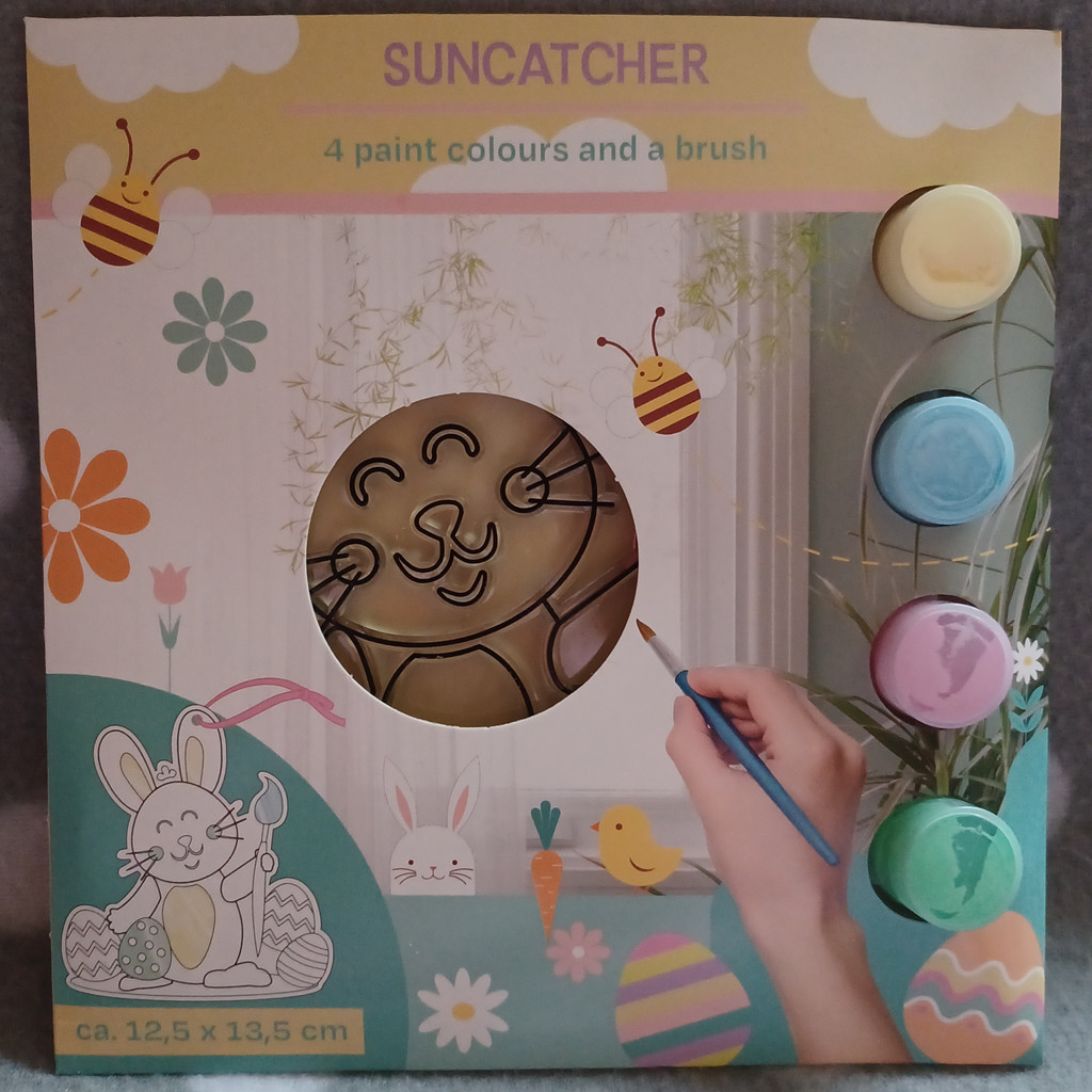 Suncatcher zum Selber Bemalen für Ostern - 12,5 x 13,5 cm Suncatcher zum Selber Bemalen für Ostern - 12,5 x 13,5 cm